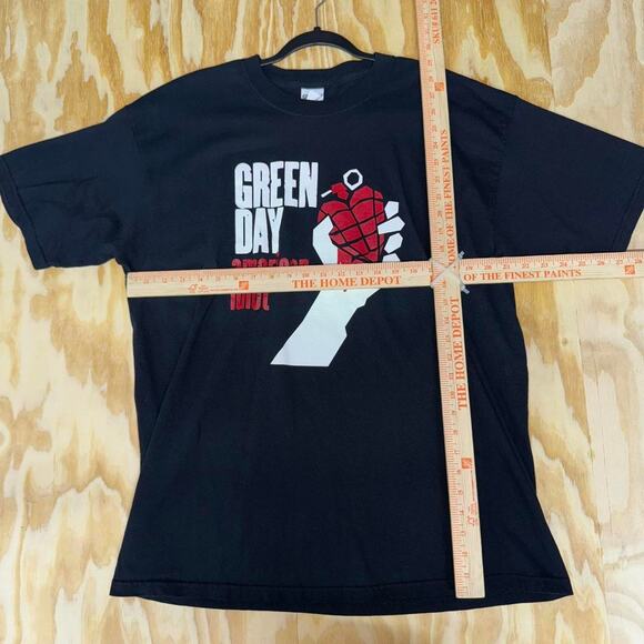 Vintage y2k green day american idiot album promo t-shirt - Picture 3 of 4